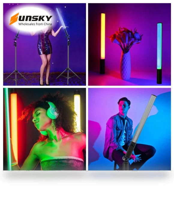 Photo Handheld Stick Light Full Color RGB Fill Light — Photography Lighting, PULUZ