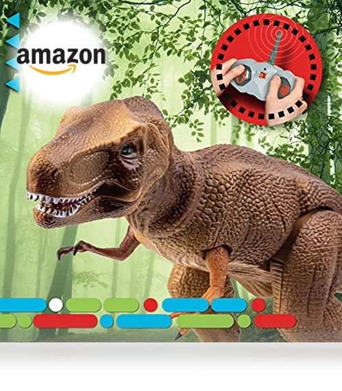Remote Control RC T Rex Dinosaur Electronic Toy — Interactive Figures & Robots, Discovery Kids