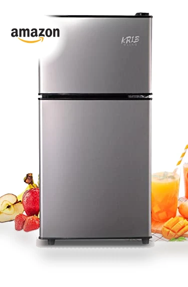 Retro Mini Fridge with Freezer — Mini Fridges, KRIB BLING