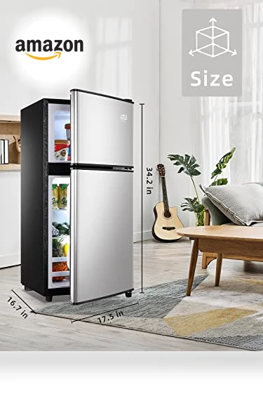 Retro Mini Fridge with Freezer — Mini Fridges, KRIB BLING
