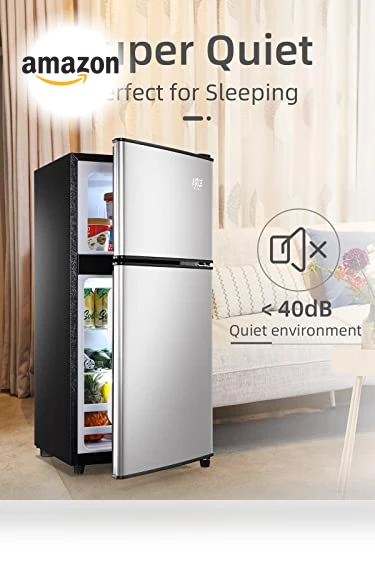 Retro Mini Fridge with Freezer — Mini Fridges, KRIB BLING