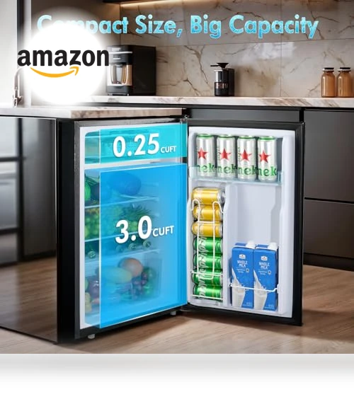 Single Door Refrigerator with Freezer — Mini Fridges, Anypro