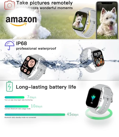 Smart Watch with Health Monitoring — Smartwatches, Othalne