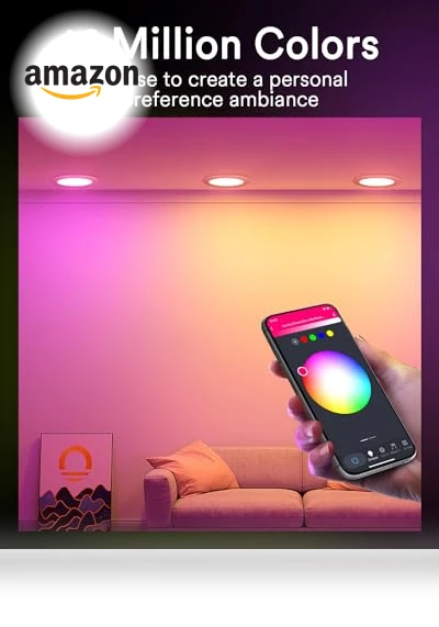 Smart WiFi Recessed Lights — Under-Cabinet Lights, Lumary
