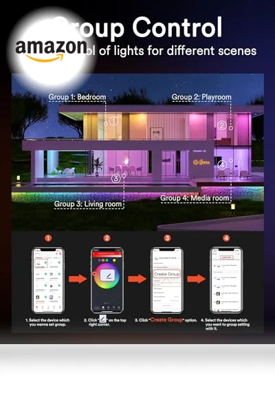 Smart WiFi Recessed Lights — Under-Cabinet Lights, Lumary