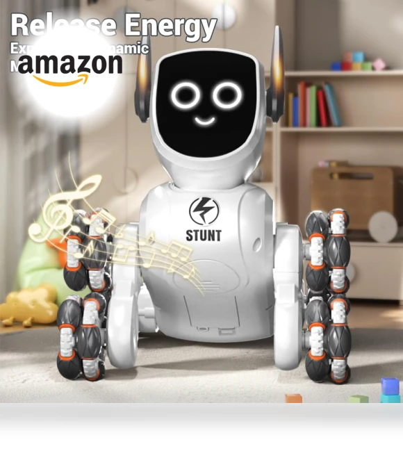 Stunt Remote Control Robot Dog — Interactive Figures & Robots, JJRC