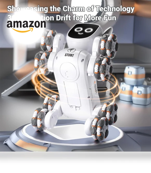 Stunt Remote Control Robot Dog — Interactive Figures & Robots, JJRC