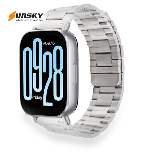 Three-beads Magnetic Steel Watch Band — Watch Accessories