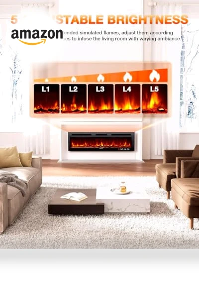 Wall Mounted Electric Fireplace Heater — Electric Heating Solutions, VISVEIL
