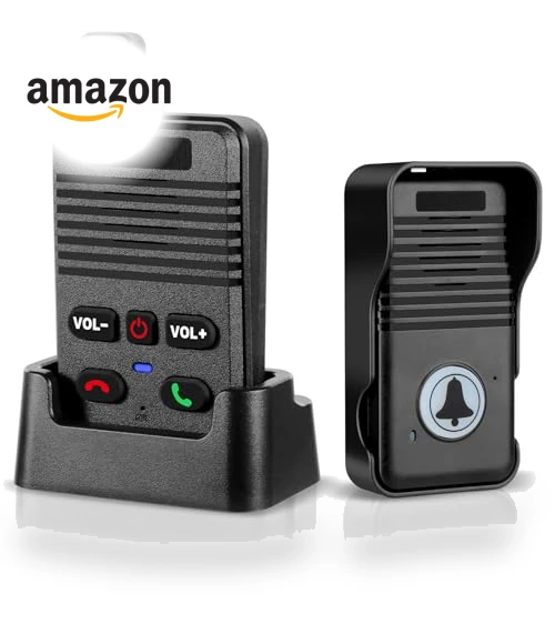 Waterproof Full Duplex Wireless Doorbell — Kits, UHAXZ