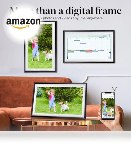 15.6" Wall Digital Calendar & Smart Display — Digital Frames, Changing