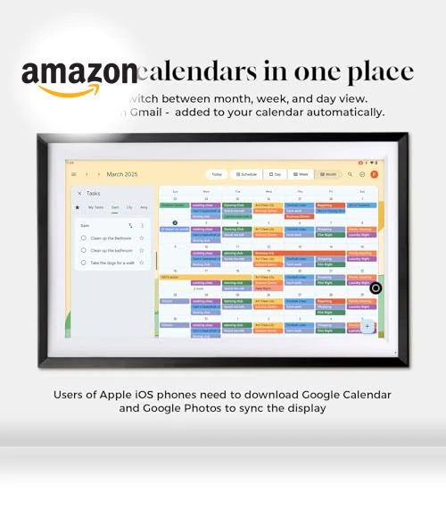 15.6" Wall Digital Calendar & Smart Display — Digital Frames, Changing