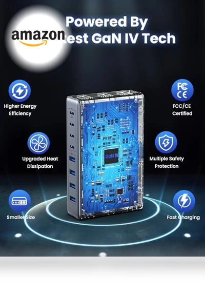 200W USB C Charger Block — Chargers, Dongguan Yuanhaoxun Technology Co., Ltd.