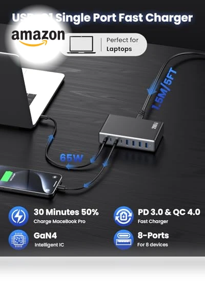 200W USB C Charger Block — Chargers, Dongguan Yuanhaoxun Technology Co., Ltd.