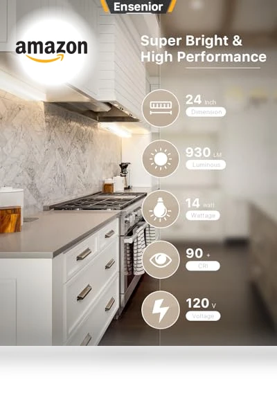 24 Inch LED Under Cabinet Lighting — Under-Cabinet Lights, Ensenior