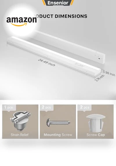 24 Inch LED Under Cabinet Lighting — Under-Cabinet Lights, Ensenior