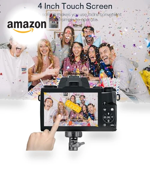 4K 64MP WiFi Vlogging Camera — Camcorder, NIKICAM