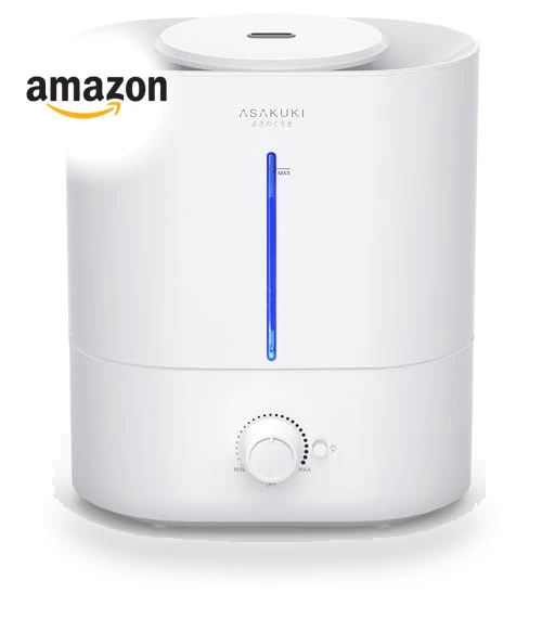 4L Cool Mist Humidifier with Diffuser — Air Moisturizers, ASAKUKI