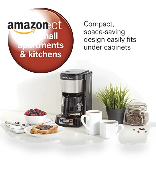 5 Cup Drip Coffee Maker with Easy FrontFill Basket — Coffee Makers, Hamilton Beach