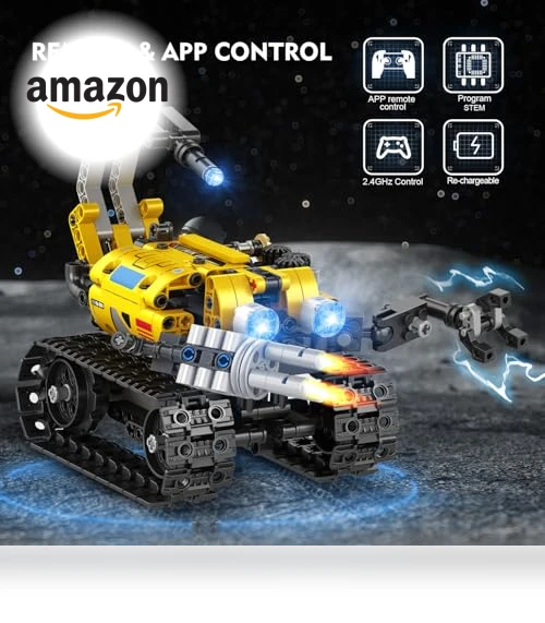 5 in 1 Remote- & App-Controlled Robots Toy — Interactive Figures & Robots, CUBIMANA