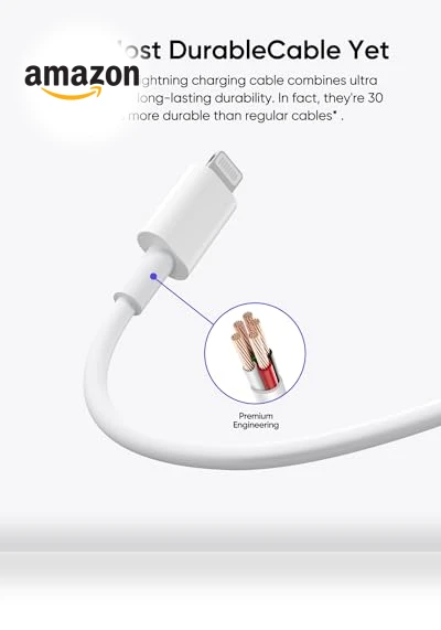 5 Pack 6FT USB C to Lightning Cable — Lightning, NKNZLY