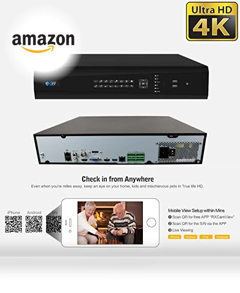 64 Channel UltraHD 12MP 6K PoE Security Camera System — Outdoor Security Cameras, GW Security