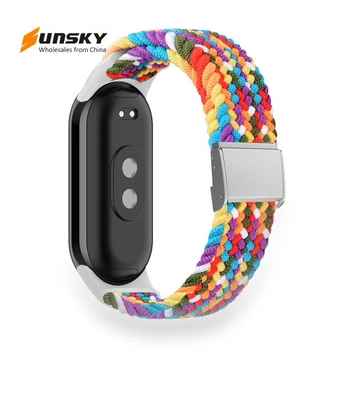 Adjustable Nylon Braided Steel Buckle Watch Band — Watch Straps & Bands, Xiaomi