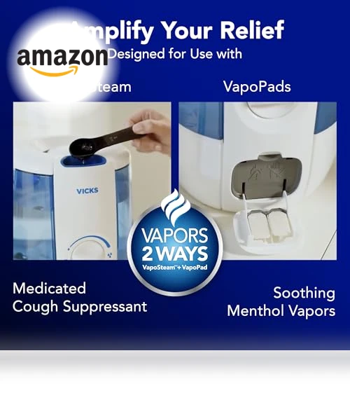 CoolRelief Cool Mist Humidifier — Air Moisturizers, Vicks