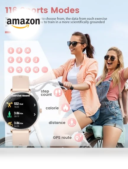 Elegant Smart Watch for Women — Smartwatches, SUNKTA