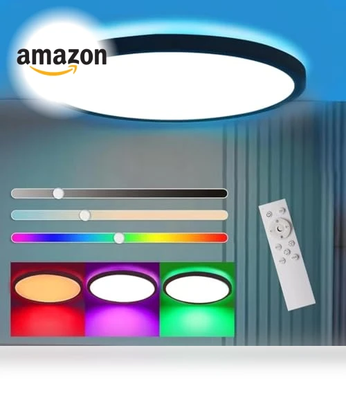 Flush Mount LED Ceiling Light — Overhead Lighting