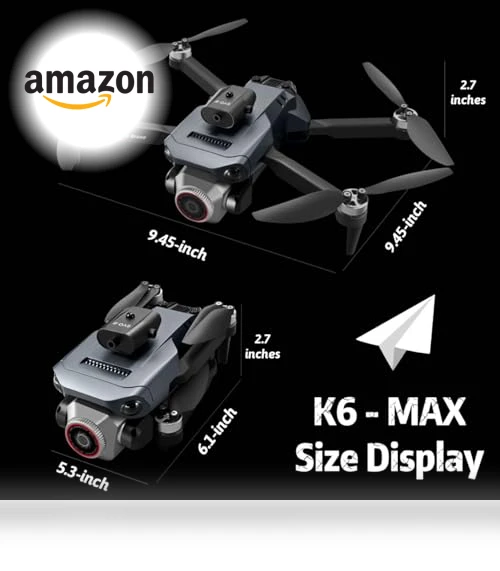 K6 Max Drone with Screen Controller — Drones, QAONIE