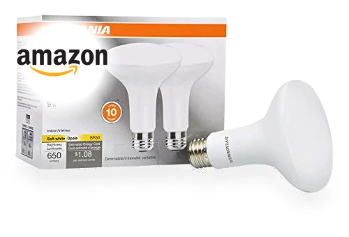 LED Flood BR30 Light Bulb — Compact Fluorescent, Sylvania