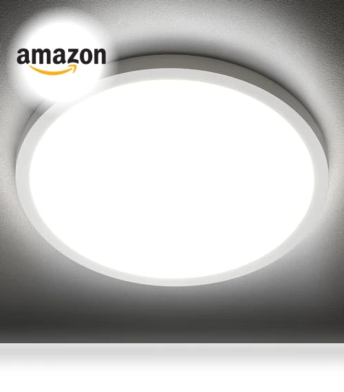 LED Flush Mount Ceiling Light Fixture — Overhead Lighting, SunRider