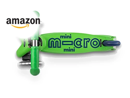 Mini Deluxe LED Three-Wheeled Scooter — Balance Bikes, Micro