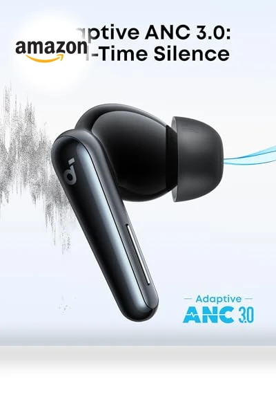 Noise-Cancelling Wireless Earbuds — In-Ear Headphones, Anker
