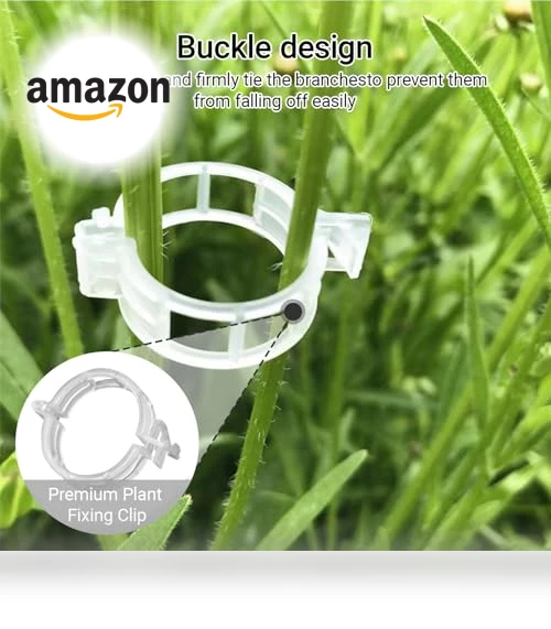 Reusable Plastic Plant Clips for Climbing Plants — , FKMEE
