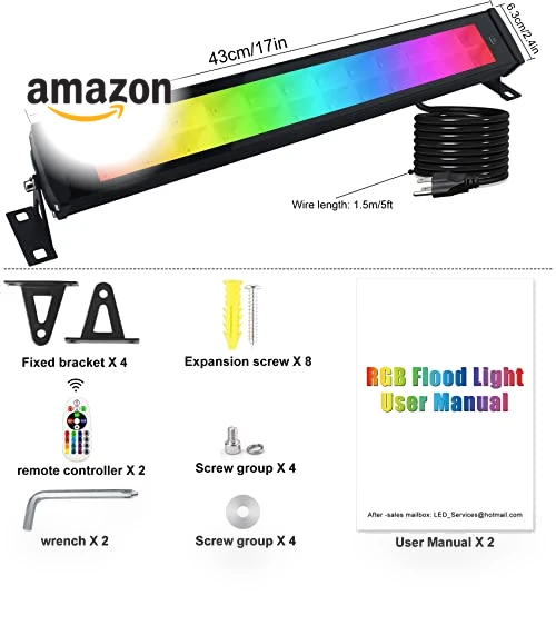 RGB Wall Washer Light — Garden Illumination, Indmird