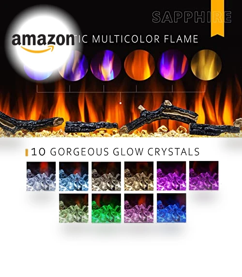 Sapphire 40 Electric Fireplace — Electric Heating Solutions, FIREBLAZE Where Warmth Begins