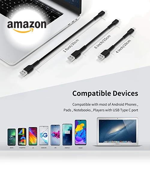 Short Fast Charging Cord — Cables, Umefly