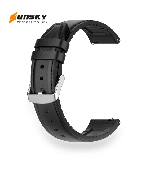 Silicone Leather Watch Band — Smartwatches