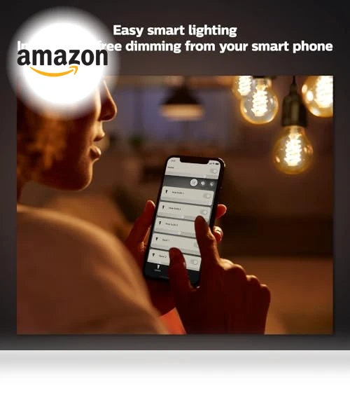 Smart 60W ST19 Filament LED Bulb — LED, Philips Hue