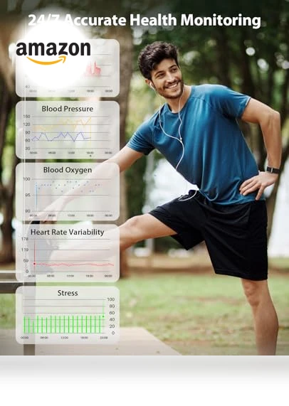 Smart Fitness Tracker Bracelet — Fitness Bands, EGQINR