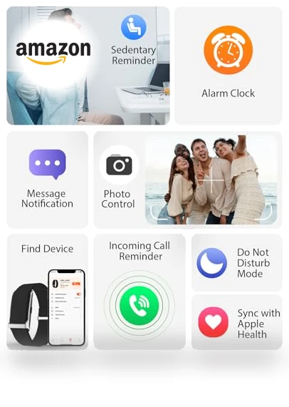 Smart Fitness Tracker Bracelet — Fitness Bands, EGQINR