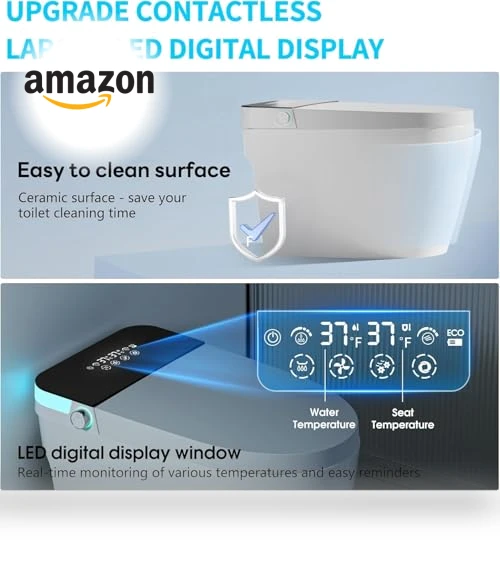 Smart Toilet with Heated Bidet and Dryer — Bathroom Essentials, TDH