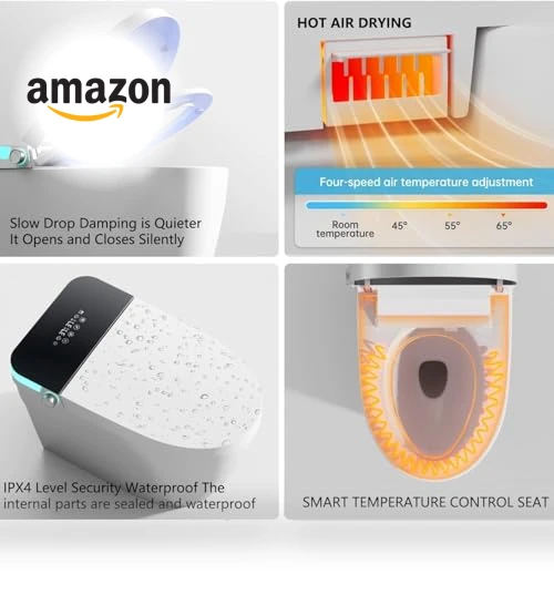 Smart Toilet with Heated Bidet and Dryer — Bathroom Essentials, TDH