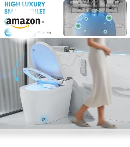 Smart Toilet with Heated Bidet and Dryer — Bathroom Essentials, TDH