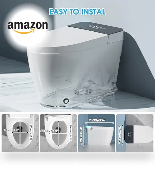 Smart Toilet with Heated Bidet and Dryer — Bathroom Essentials, TDH
