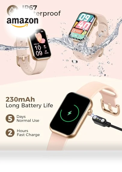 Smart Watch Fitness Tracker — Smartwatches, EGQINR