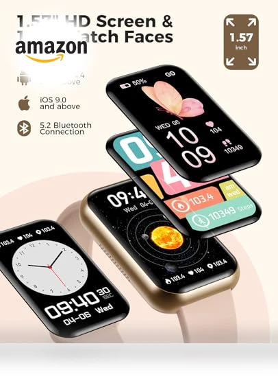 Smart Watch Fitness Tracker — Smartwatches, EGQINR