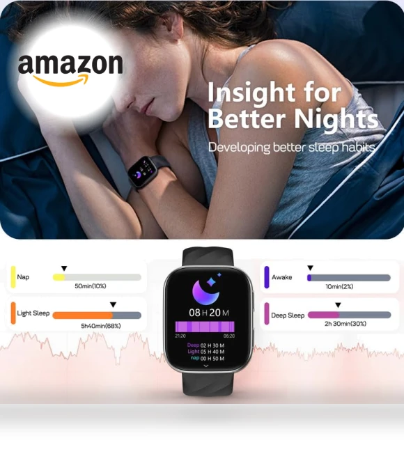 Smart Watch with Health & Fitness Tracking — Fitness & Activity Monitors, MorePro